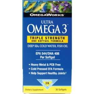  OmegaWorks  Ultra Omega, 30 Softgels Health & Personal 