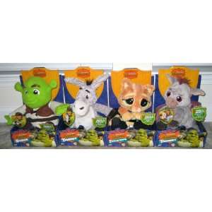  Shrek the Third 10 Plush Figures Complete Set of 4 Toys & Games