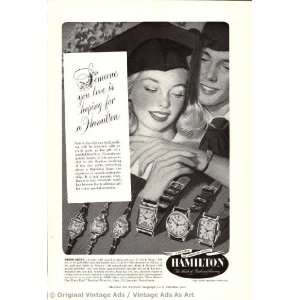   is hoping for a Hamilton Girl Graduating Vintage Ad