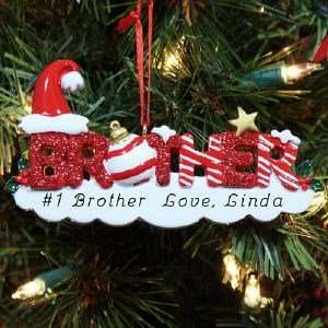  Brother Personalized Christmas Ornament