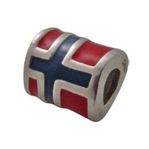  CleverEves Norway Flag Country Flags Sterling Silver 
