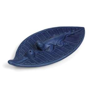  Ceramic Blue Incense Holder Gecko Claymation Incense 