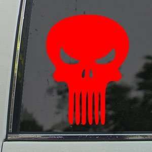  The Punisher Red Decal Car Truck Bumper Window Red Sticker 