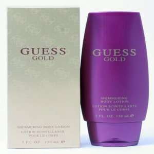  GUESS GOLD   SHIMMERING BODY LOTION 5 OZ