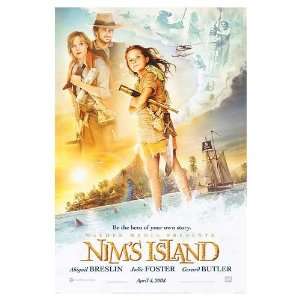  Nims Island Original Movie Poster, 13.4 x 19.9 (2008 