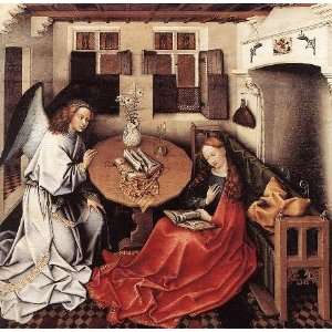 Oil painting reproduction size 24x36 Inch, painting name Annunciation 