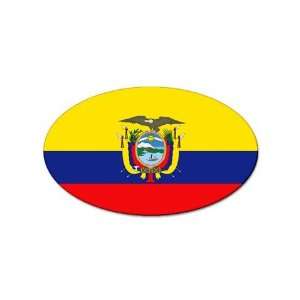  Ecuador Flag Oval Magnet