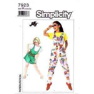  Simplicity 7923 Sewing Pattern Girls Jumpsuit & Romper 