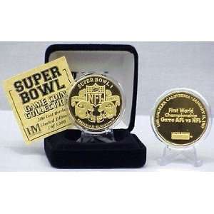  Super Bowl I 24kt Gold Flip Coin