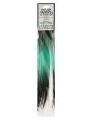 Color Fiend Green Double Tipped Clip In Synthetic Hair Extensions 2 