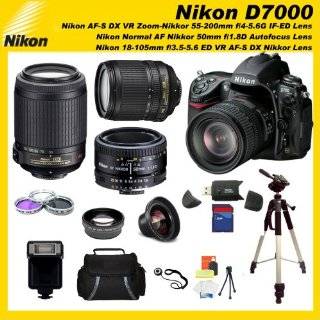    Format CMOS Digital SLR with 3.0 Inch LCD with Nikon 18 105mm ED
