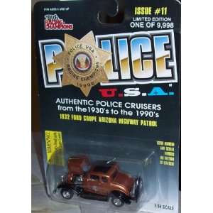   CHAMPIONS POLICE USA 1932 FORD COUPE ARIZONA HIGH PATROL Toys & Games
