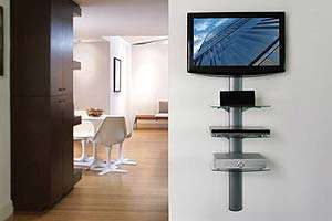  OmniMount TRIAP Adjustable 3 Shelf Wall System with Cable 