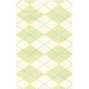  The Rug Market Kids Preppy 11532 White and Blue and Green 