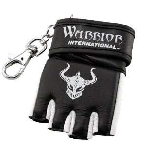  Warrior International Black White Warrior Glove Keychain 