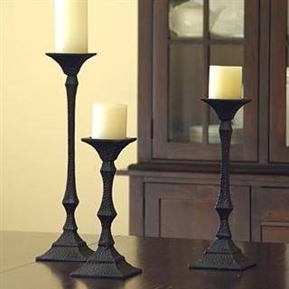  New 3 Floor Standing Wrought Metal (Light Weight) Candle 