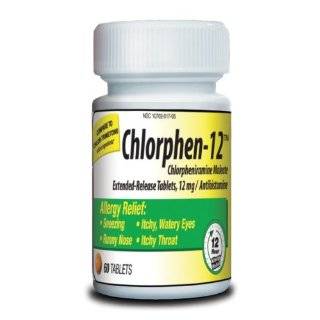 Chlorphen Chlorpheniramine Maleate, 12 Mg Extended Realease, 24 
