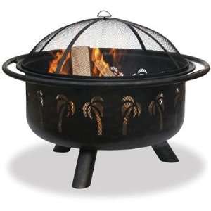  Blue Rhino 32 Inch Wide Oil Rubbed Bronze Firebowl with 