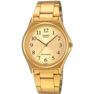   Mens MTP1130N 9B Gold Stainless Steel Quartz Watch with Gold Dial