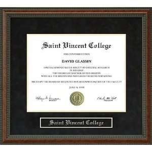  Saint Vincent College Diploma Frame