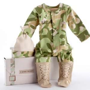 Big Dreamzzz Baby Camo Two Piece Layette Set in Backpack Gift Box