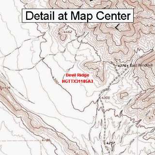   Map   Devil Ridge, Texas (Folded/Waterproof)