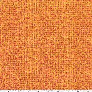  42 Wide Hopscotch Flannel Orange Fabric By The Yard 