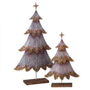   Decorative Gold Christmas Tree Table Top Decorations
