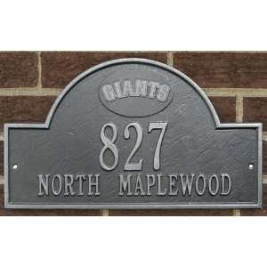  San Francisco Giants Pewter & Silver Personalized Address 