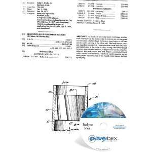  NEW Patent CD for AERATING LIQUID DISCHARGE NOZZLES 