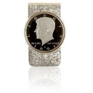  Kennedy Half Dollar (Head Side) Coin Money Clips CLC US204 