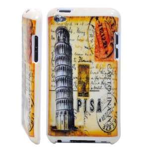  Retro Pattern Pisa Hard Cover Case for iPod Touch 4 