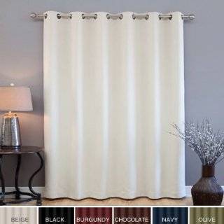 Wide Width Grommet Top Thermal Blackout Curtain 80W X 95L Panel 