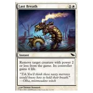  MTG Magic the Gathering Last Breath Collectible Trading 