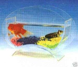 Table Top Beta Fish Bubble Aquarium Bowl Tank  