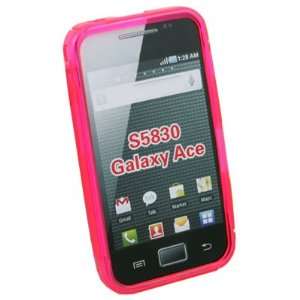    Pink TPU Skin Case Cover for Samsung S5830 Galaxy Ace Electronics