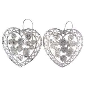 Lace Design Heart Shaped Box of Chocolate Assortment Stainless Steel 