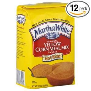 Martha White Yellow Self Rising Cornbread, 32 Ounce (Pack of 12 