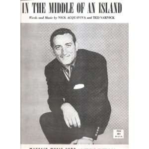  Sheet Music In The Middle Of An Island Tony Bennet 197 