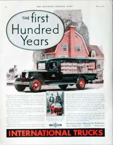 1931 International Harvester Truck Company vintage ad  