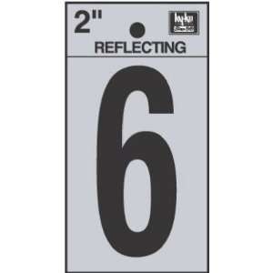   Self Adhesive Number 2 REFLECTIVE NUMBER 6