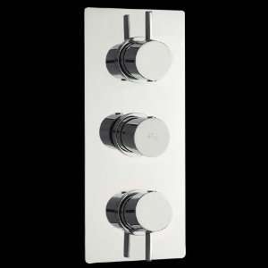 Clio Concealed Thermostatic Triple Shower Valve 2 Outlet Options