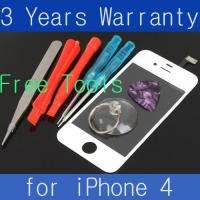   Screen Digitizer With Free Disassembly Tools for iPhone 4 WH  