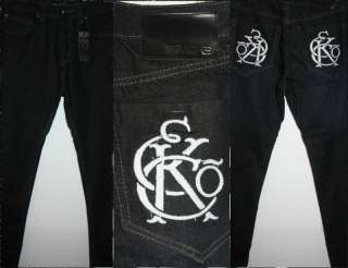 NWT Ecko Well Worthy StraitFit DkBlu Embroid Jeans $70  