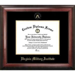  Virginia Military Institute Gold Embossed Diploma Frame 