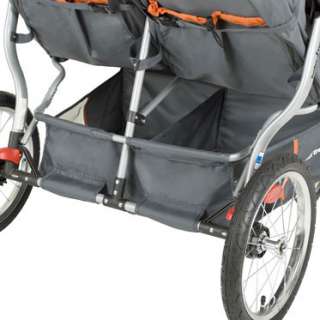 baby trend navigator swivel double jogging stroller new dual car seat 