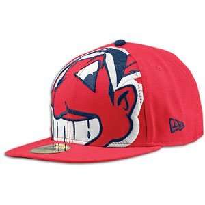  New Era Cleveland Indians Oversized 59Fifty Cap, Multi, 7 