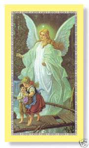 Guardian Angel Holy Cards WITH PRAYER     