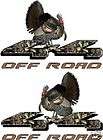 4x4 decal turkey hunting custom replacement stickers for truck 4x4