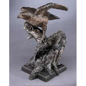  Hawk Bronze Sculpture